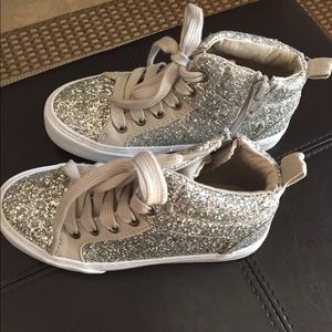 Children silver sneakers by Gap